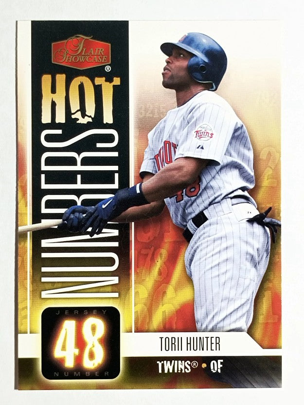 2006 Flair Showcase Hot Numbers #29 Torii Hunter