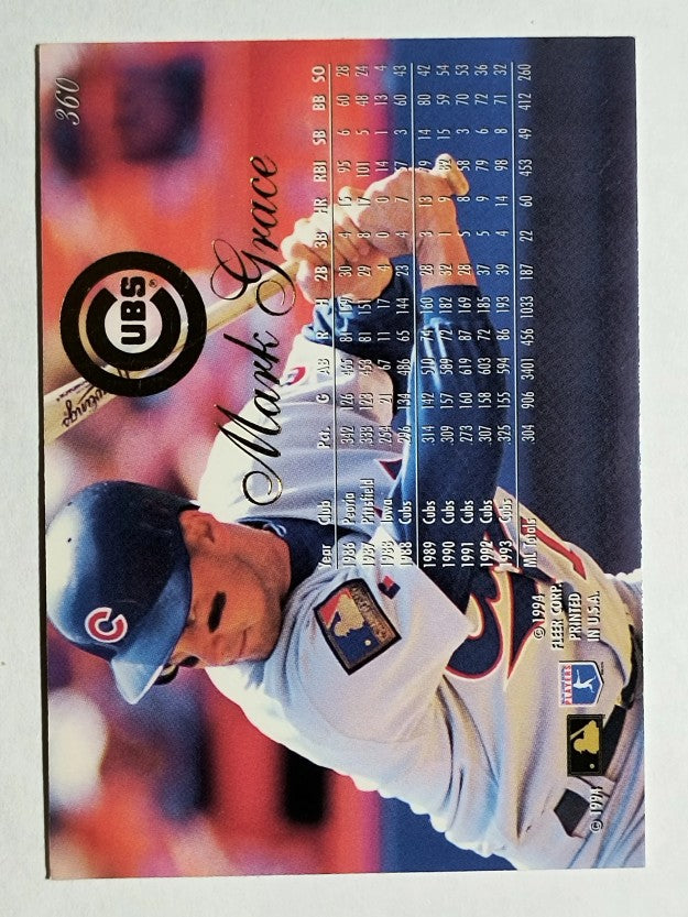1994 Flair #360 Mark Grace