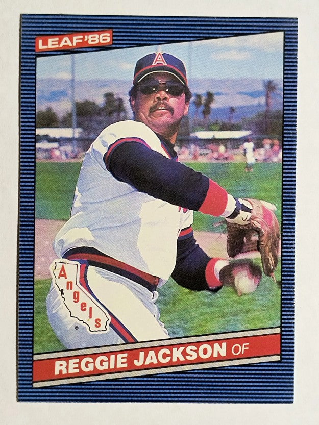 1986 Leaf/Donruss #173 Reggie Jackson