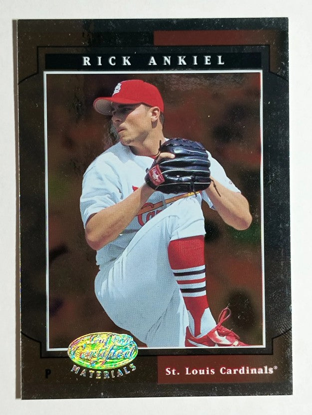 2001 Leaf Certified Materials #20 Rick Ankiel