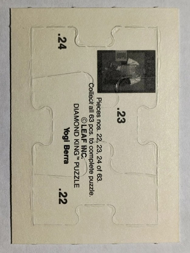 1990 Leaf Yogi Berra Puzzle #22 Berra Puzzle 22-24