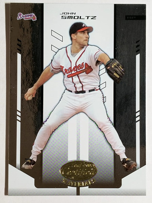 2004 Leaf Certified Materials #104 John Smoltz