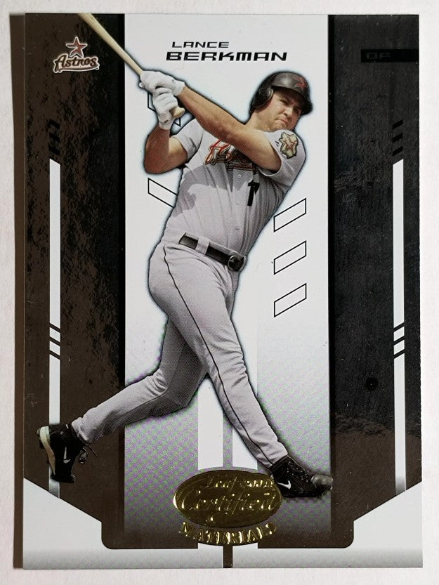 2004 Leaf Certified Materials #120 Lance Berkman