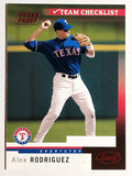 2004 Leaf Press Proofs Red #284 Alex Rodriguez TC