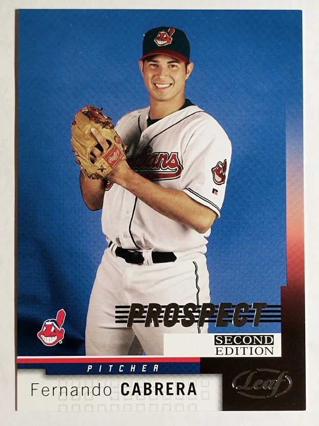 2004 Leaf Second Edition #216 Fernando Cabrera PROS