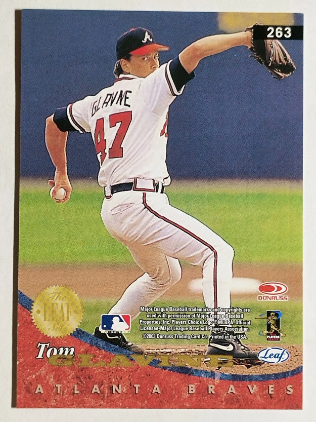 2004 Leaf Second Edition #263 Tom Glavine PTT