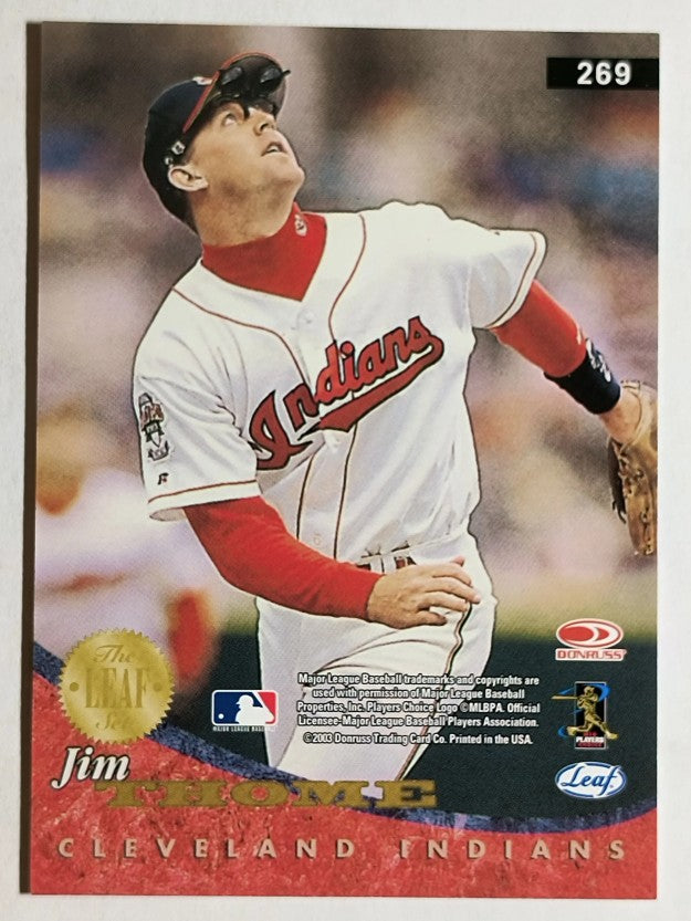 2004 Leaf Second Edition #269 Jim Thome PTT