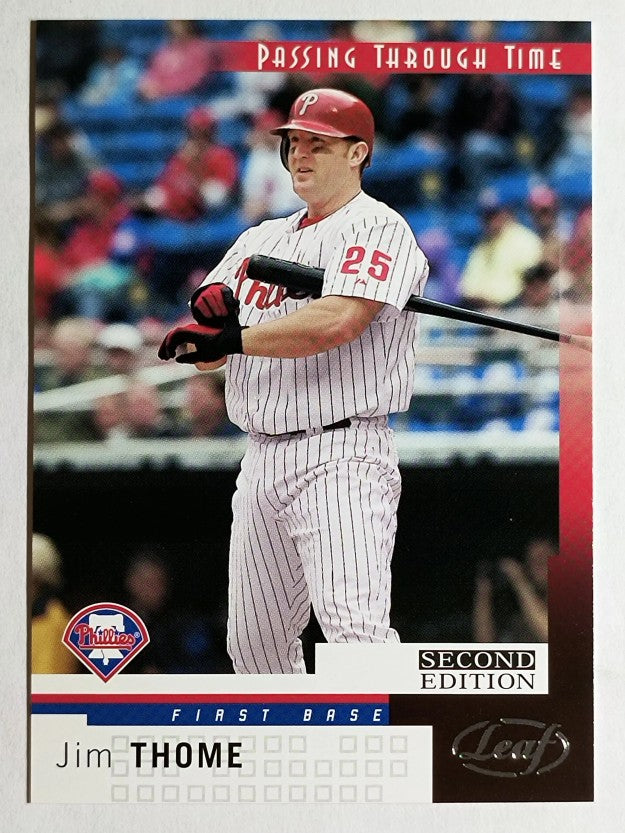 2004 Leaf Second Edition #269 Jim Thome PTT