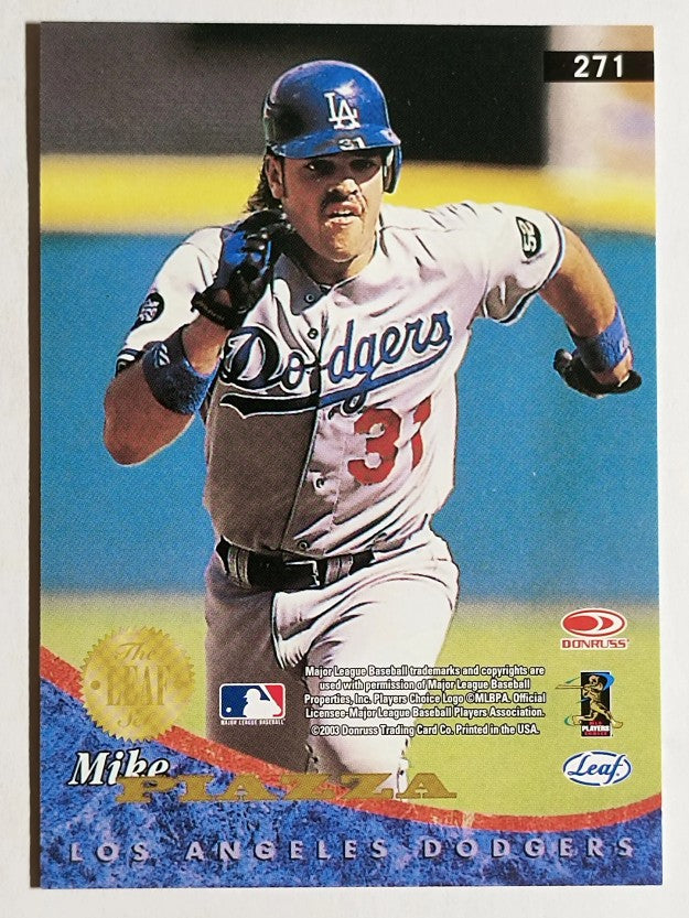 2004 Leaf Second Edition #271 Mike Piazza PTT