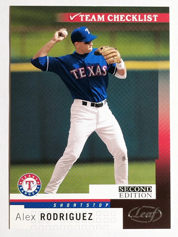 2004 Leaf Second Edition #284 Alex Rodriguez TC
