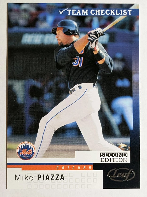 2004 Leaf Second Edition #296 Mike Piazza TC