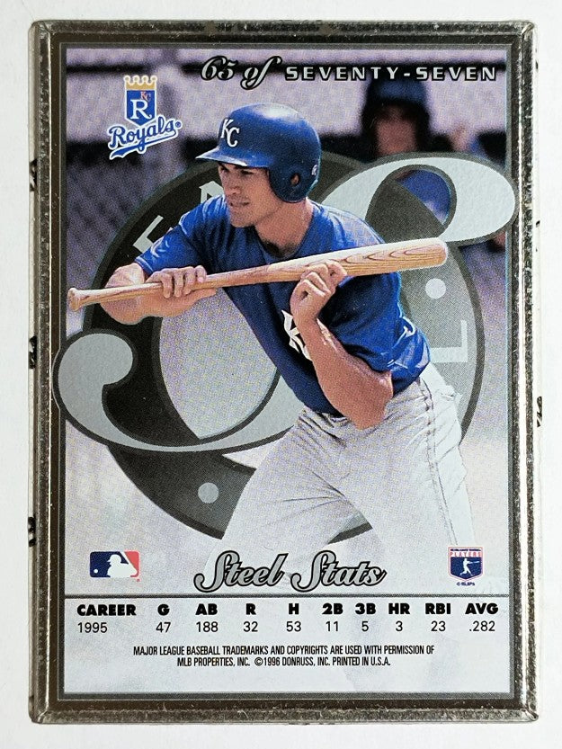 1996 Leaf Preferred Steel #65 Johnny Damon