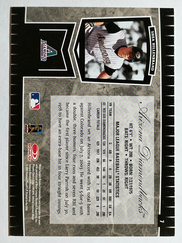 2004 Leaf Certified Cuts #7 Shea Hillenbrand
