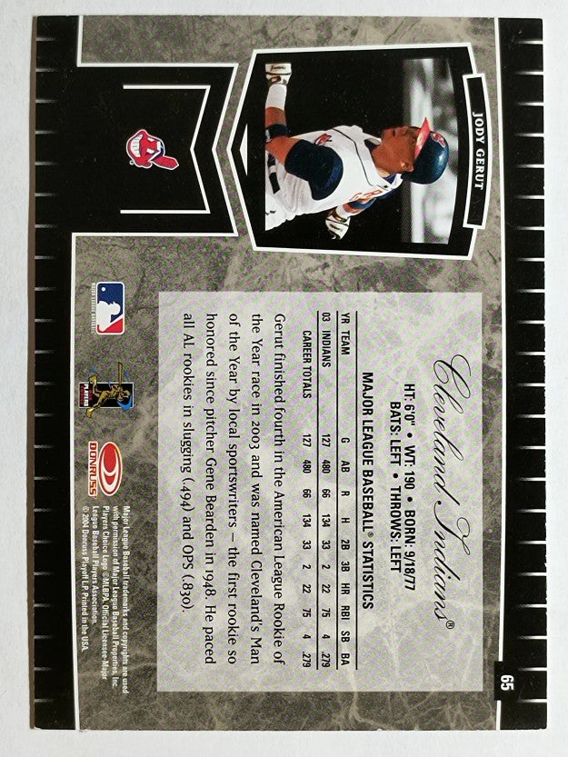 2004 Leaf Certified Cuts #65 Jody Gerut