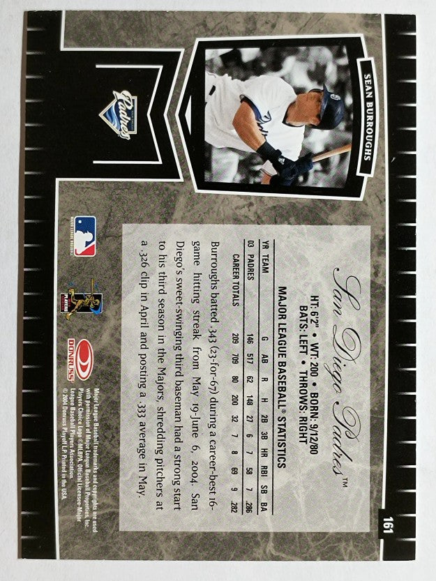 2004 Leaf Certified Cuts #161 Sean Burroughs
