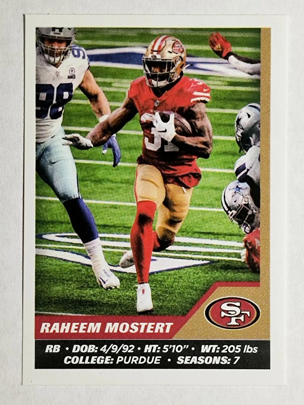 2021 Panini Stickers #526 Raheem Mostert