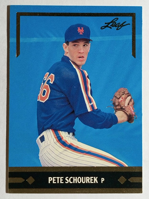 1991 Leaf Gold Rookies #BC15 Pete Schourek
