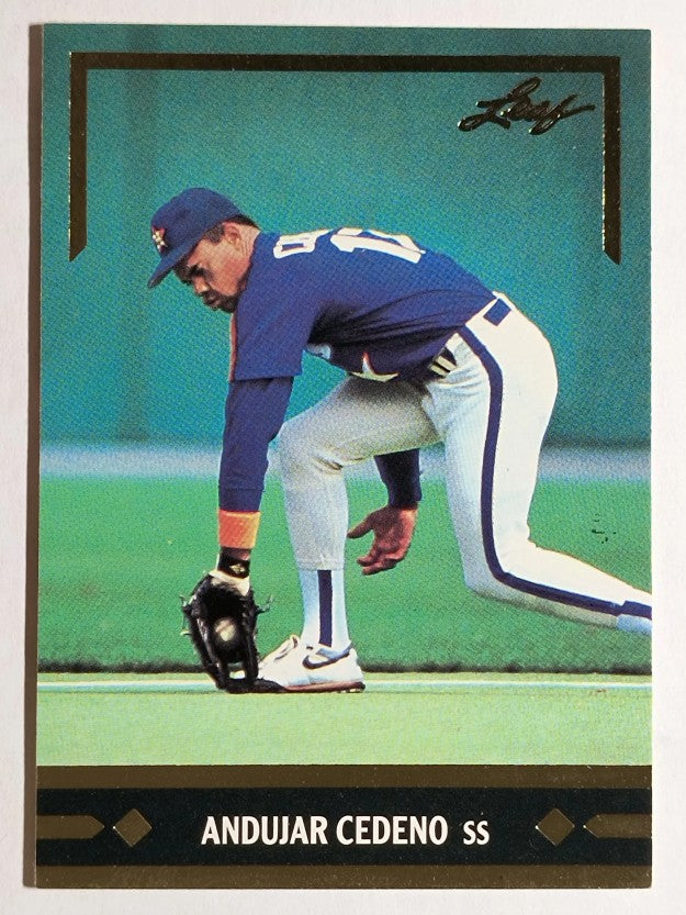 1991 Leaf Gold Rookies #BC20 Andujar Cedeno