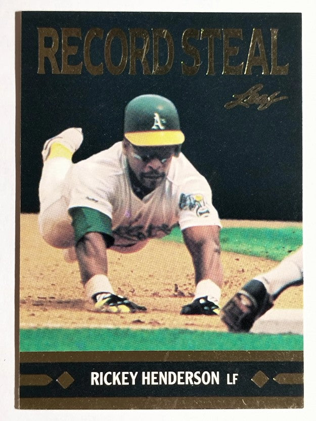 1991 Leaf Gold Rookies #BC26 Rickey Henderson DP
