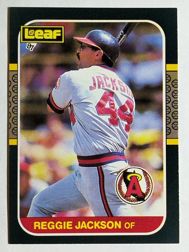1987 Leaf/Donruss #201 Reggie Jackson