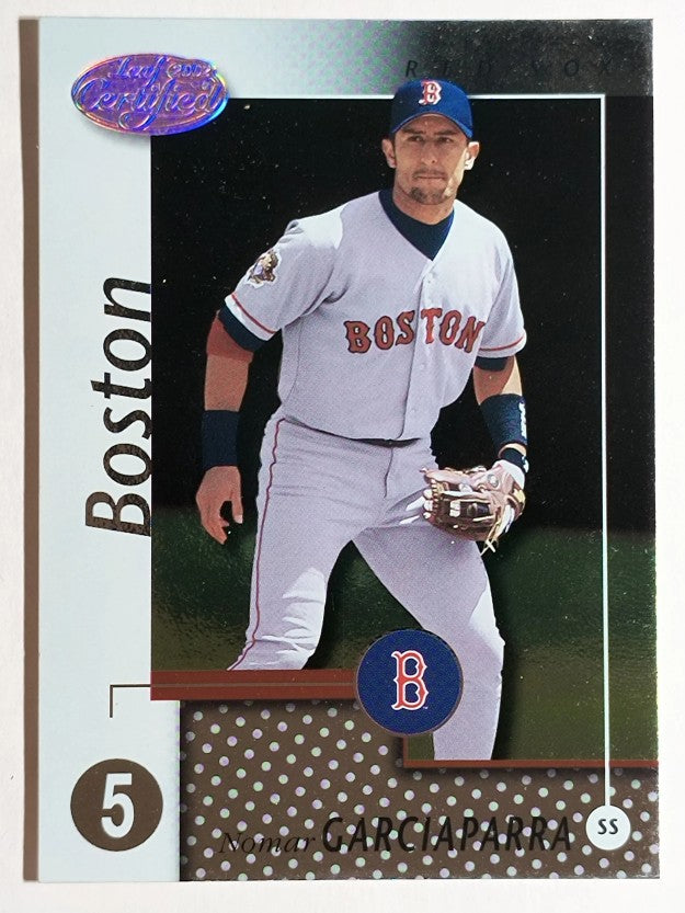 2002 Leaf Certified #30 Nomar Garciaparra