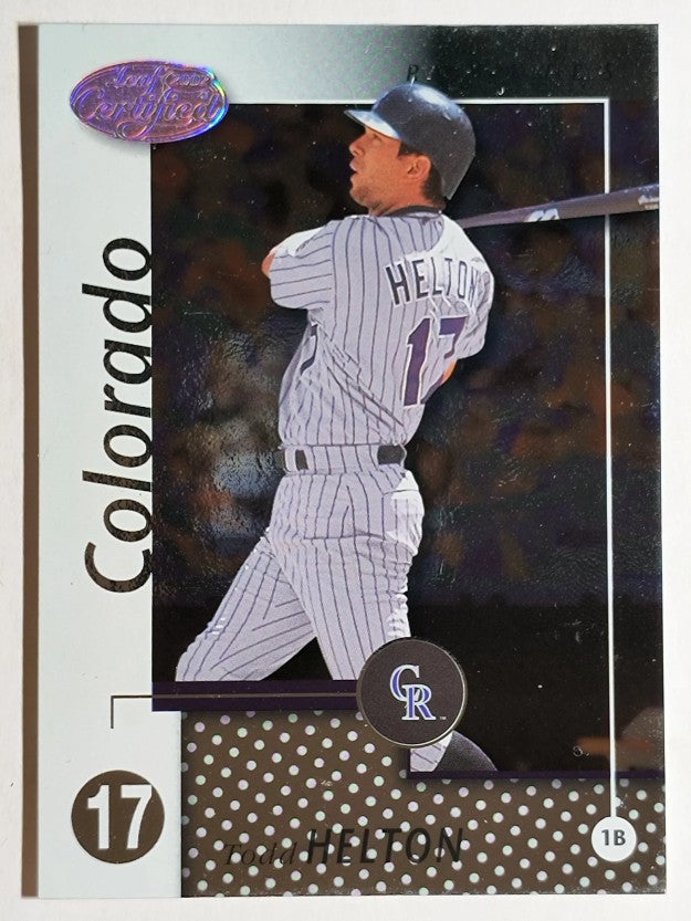 2002 Leaf Certified #37 Todd Helton