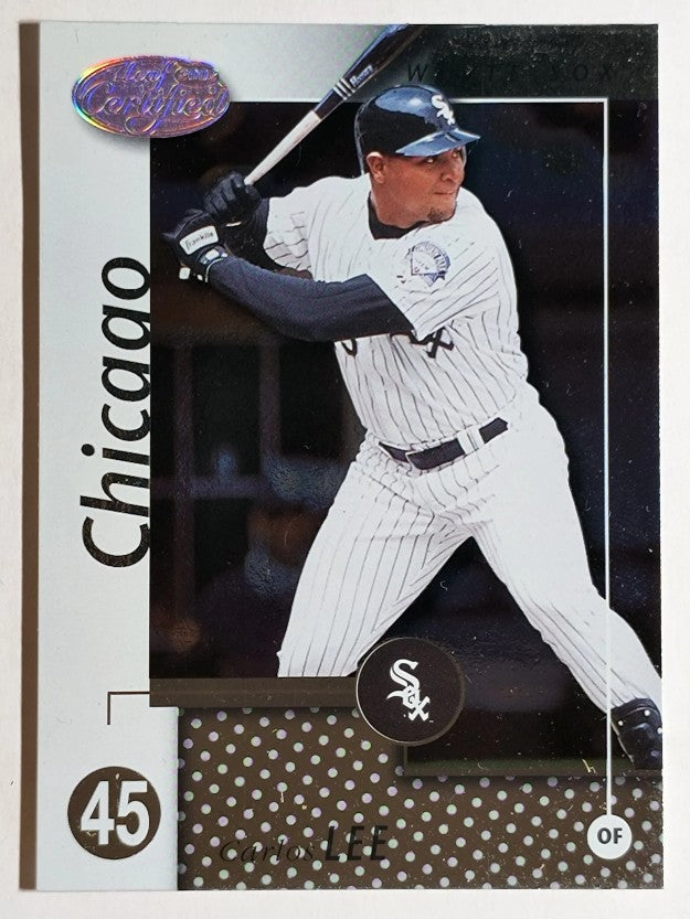 2002 Leaf Certified #43 Carlos Lee