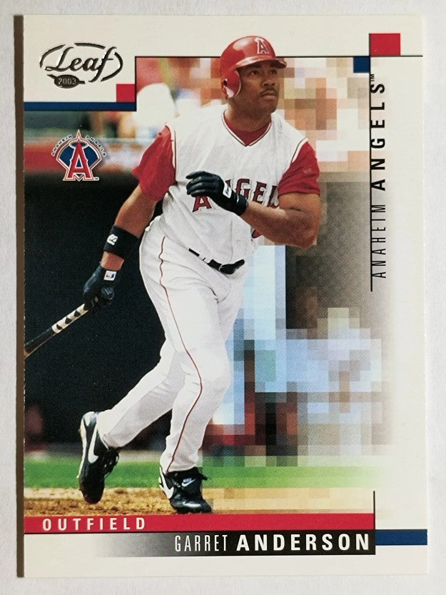 2003 Leaf #4 Garret Anderson