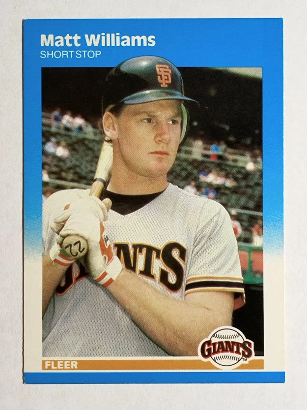 1987 Fleer Update #U129 Matt Williams XRC