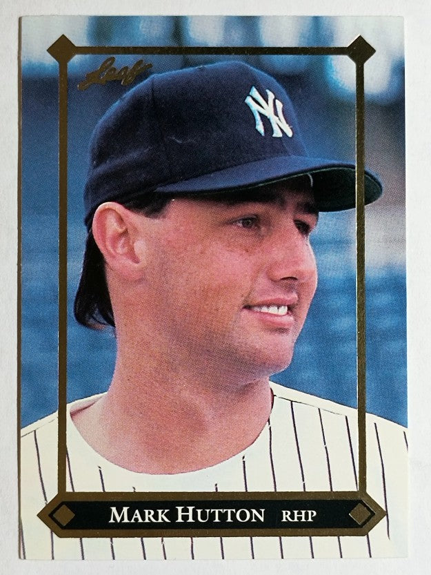 1992 Leaf Gold Rookies #BC6 Mark Hutton