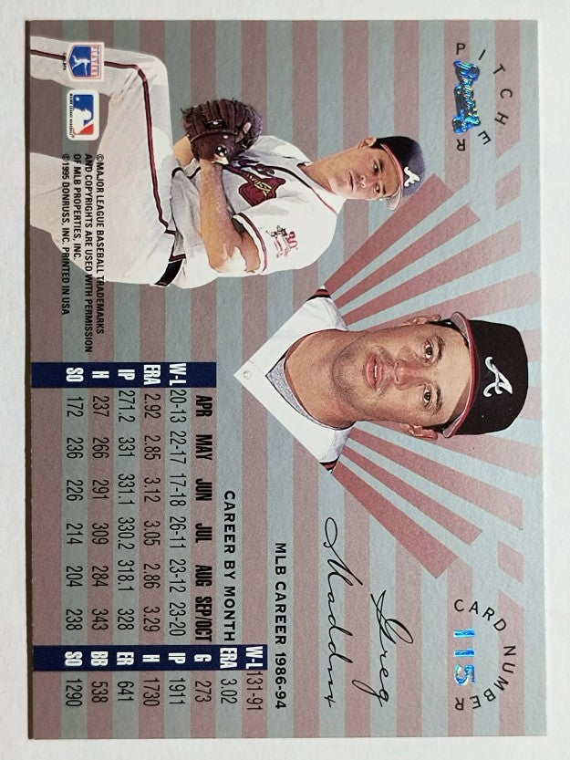 1995 Leaf Limited #115 Greg Maddux