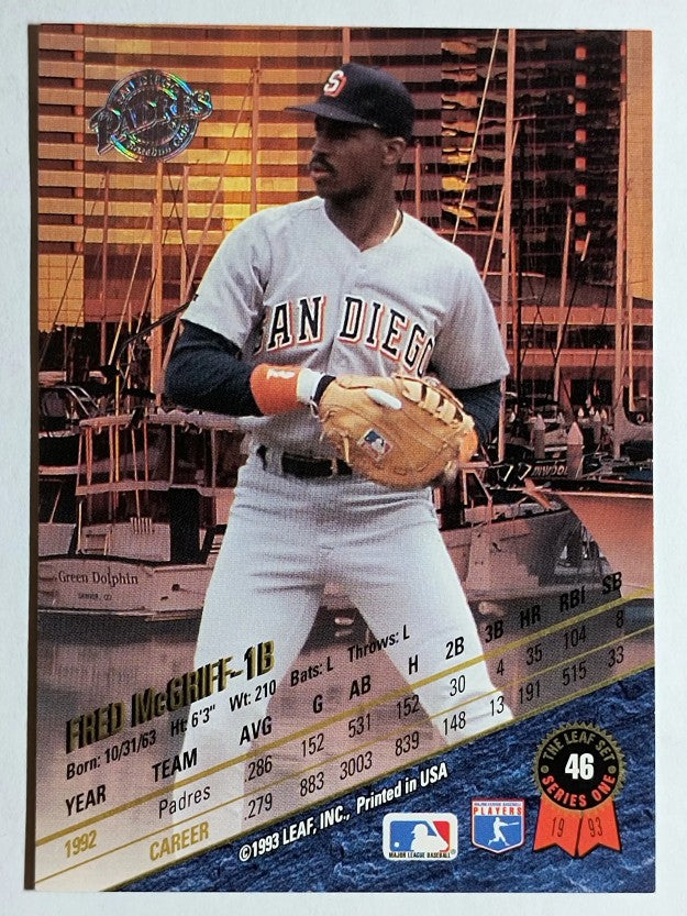 1993 Leaf #46 Fred McGriff