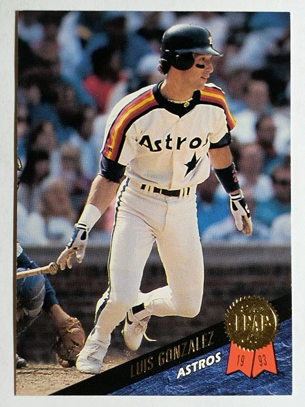 1993 Leaf #90 Luis Gonzalez