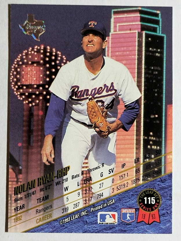 1993 Leaf #115 Nolan Ryan