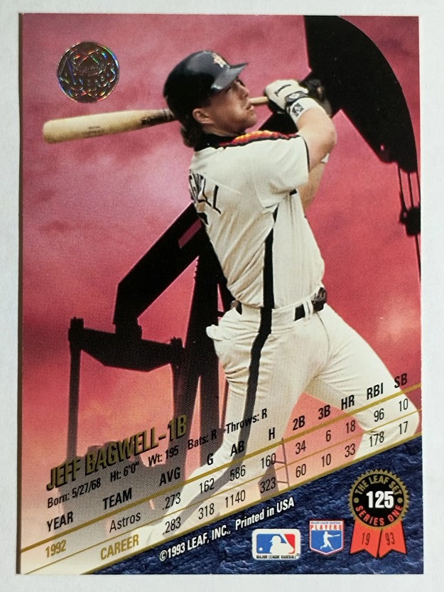 1993 Leaf #125 Jeff Bagwell