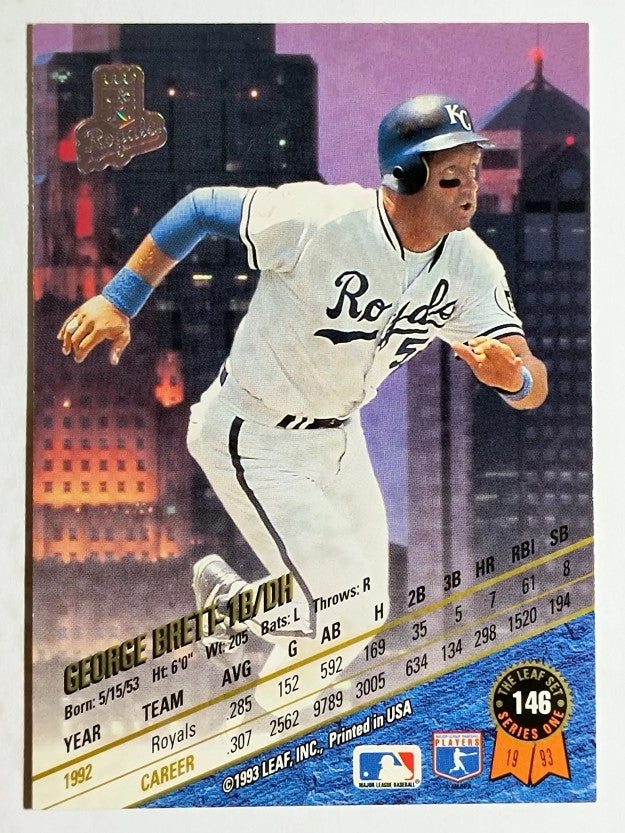 1993 Leaf #146 George Brett