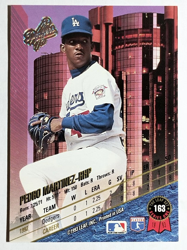 1993 Leaf #163 Pedro Martinez