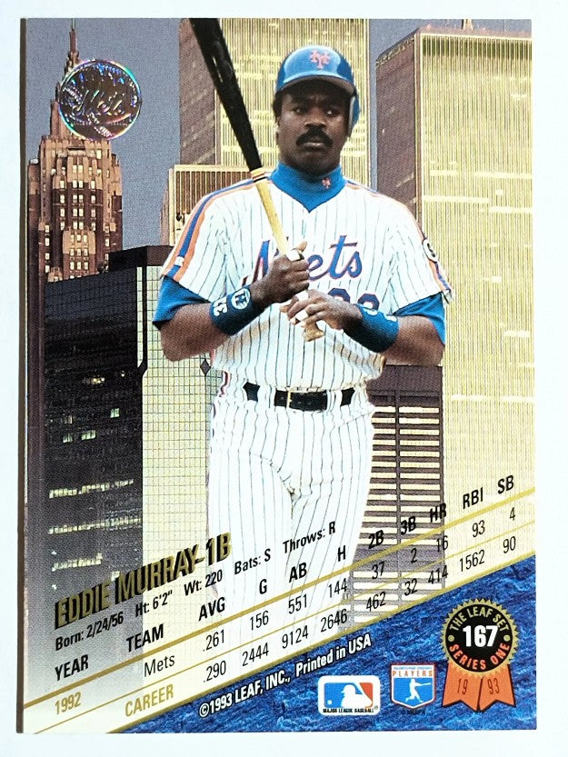 1993 Leaf #167 Eddie Murray