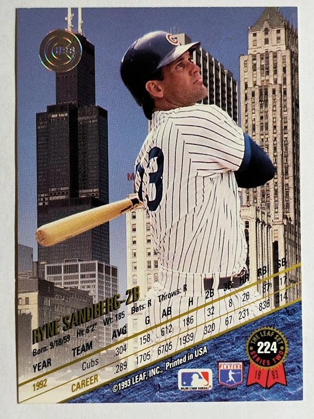 1993 Leaf #224 Ryne Sandberg