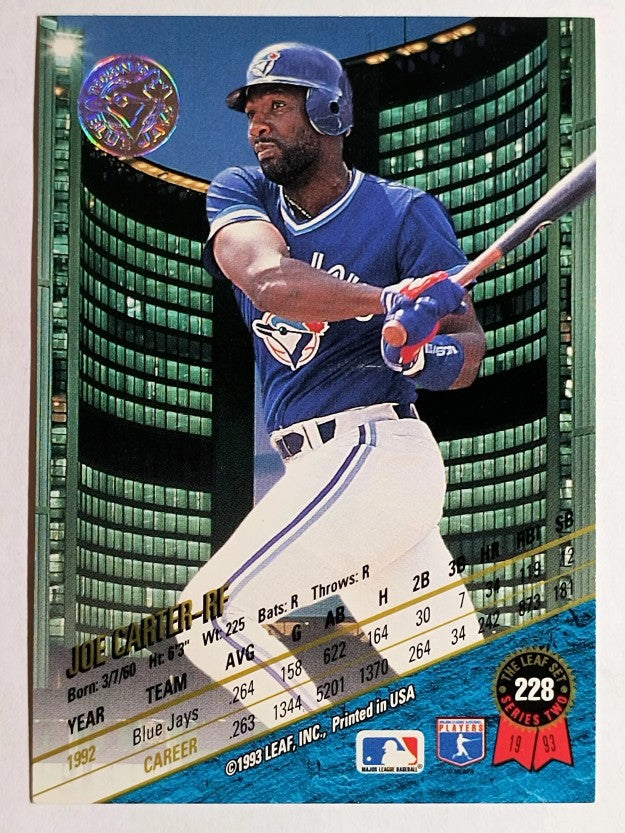 1993 Leaf #228 Joe Carter