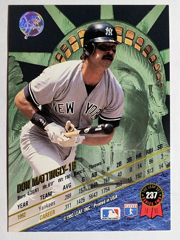 1993 Leaf #237 Don Mattingly