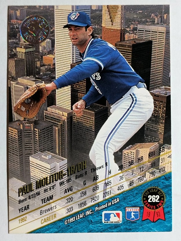 1993 Leaf #262 Paul Molitor