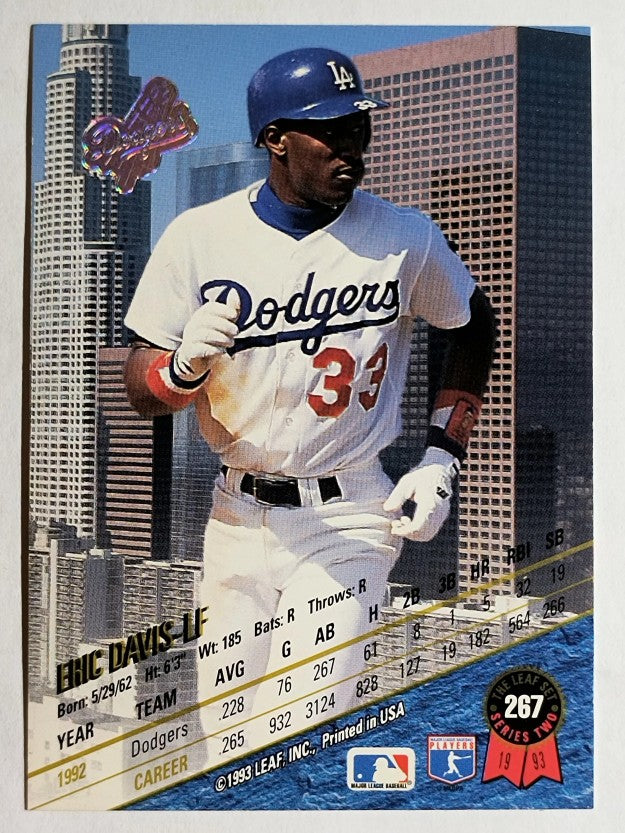 1993 Leaf #267 Eric Davis