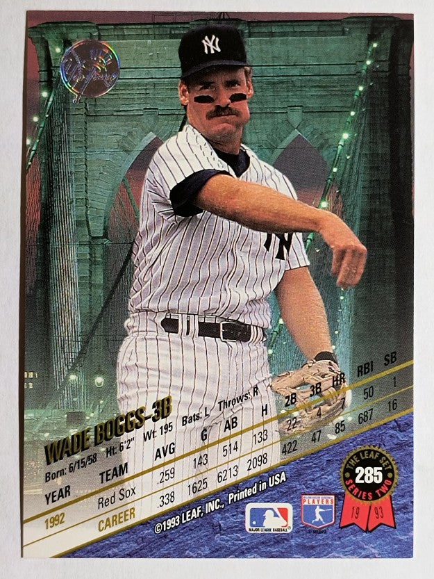 1993 Leaf #285 Wade Boggs