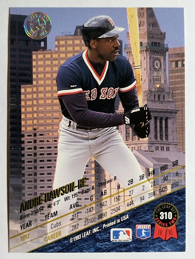 1993 Leaf #310 Andre Dawson