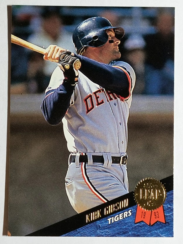 1993 Leaf #314 Kirk Gibson
