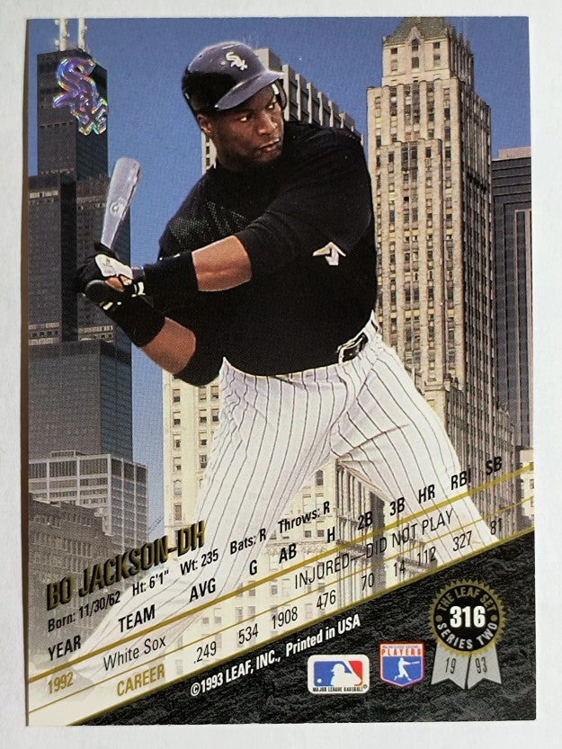 1993 Leaf #316 Bo Jackson
