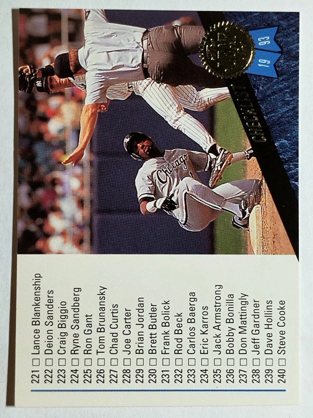 1993 Leaf #330 Checklist