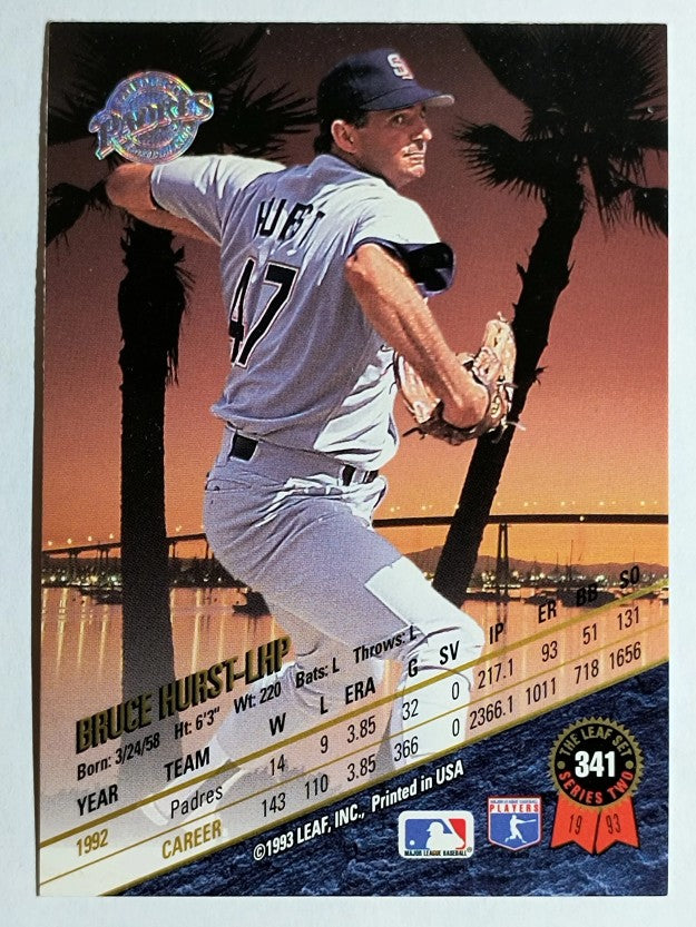 1993 Leaf #341 Bruce Hurst