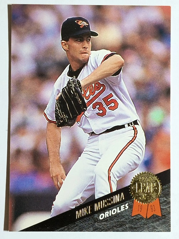 1993 Leaf #343 Mike Mussina